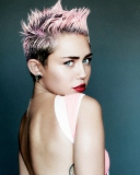 Das Miley Cyrus For V Magazine Wallpaper 128x160