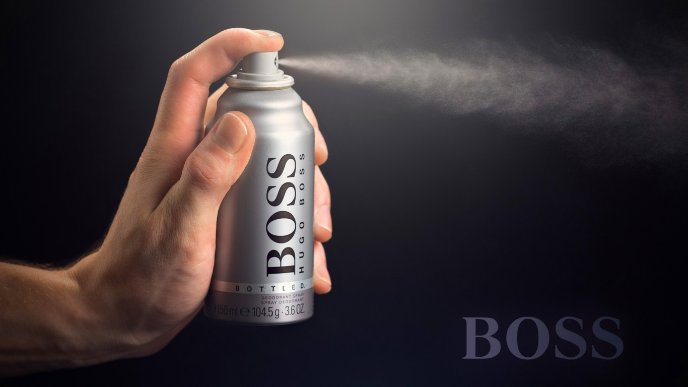 Fondo de pantalla Hugo Boss Perfume 1366x768