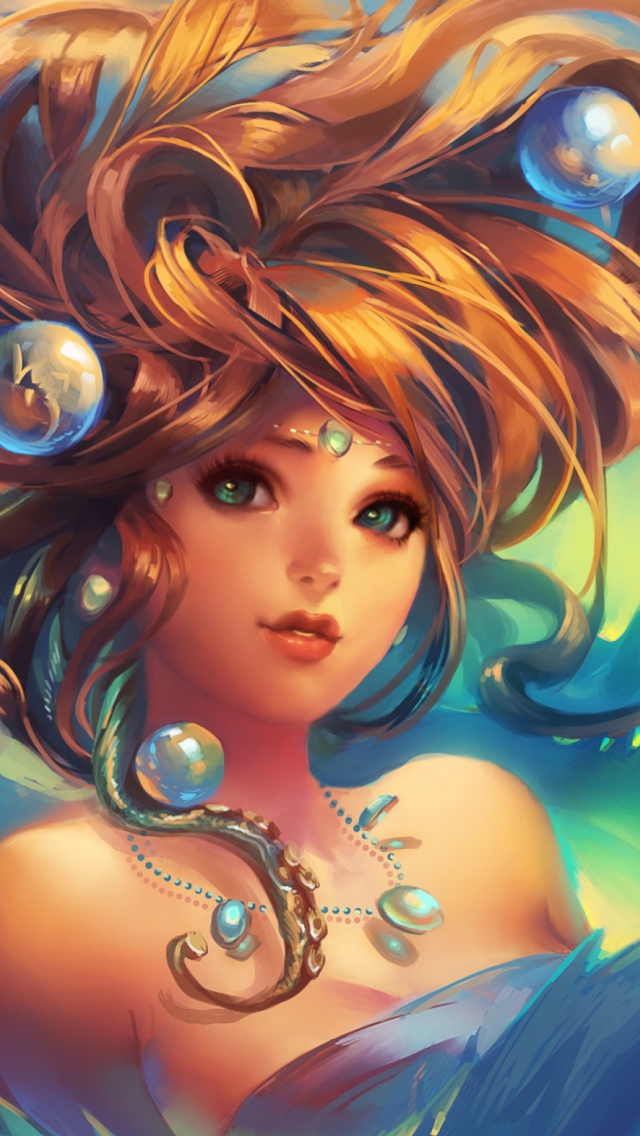 Sfondi Girl Under Water 640x1136