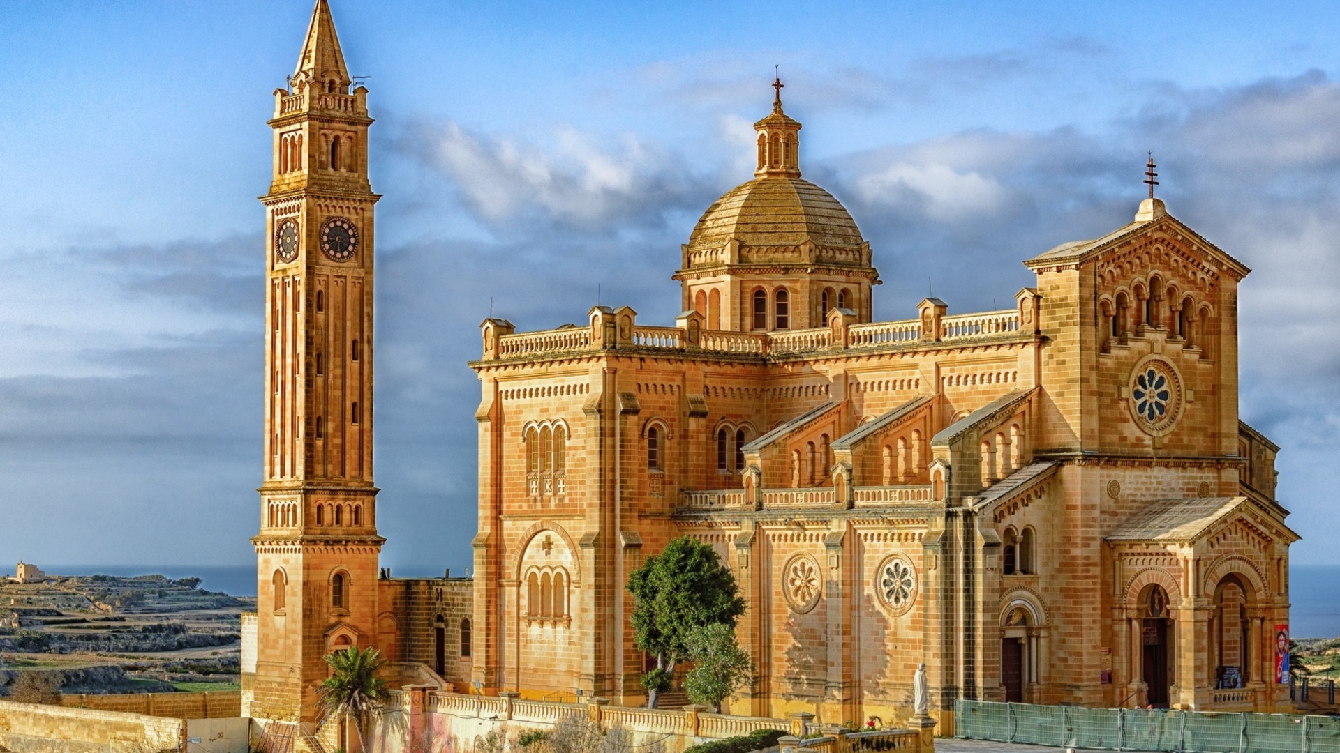 Malta Church wallpaper 1920x1080