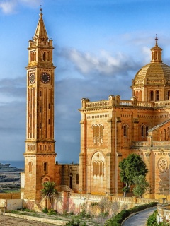 Das Malta Church Wallpaper 240x320