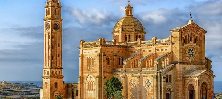 Das Malta Church Wallpaper 720x320