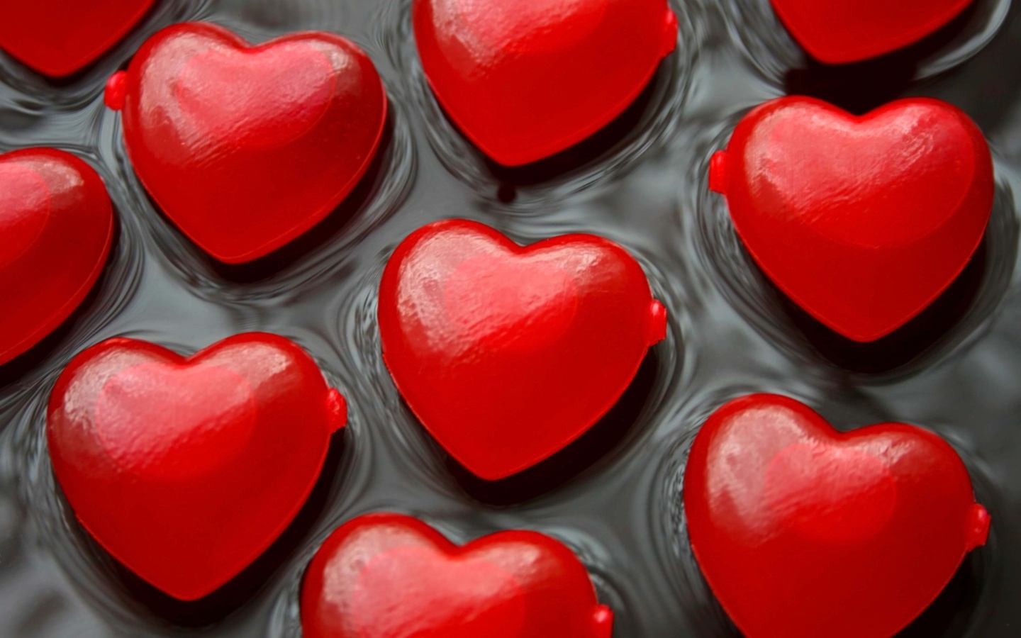 Обои Candy Hearts 1440x900