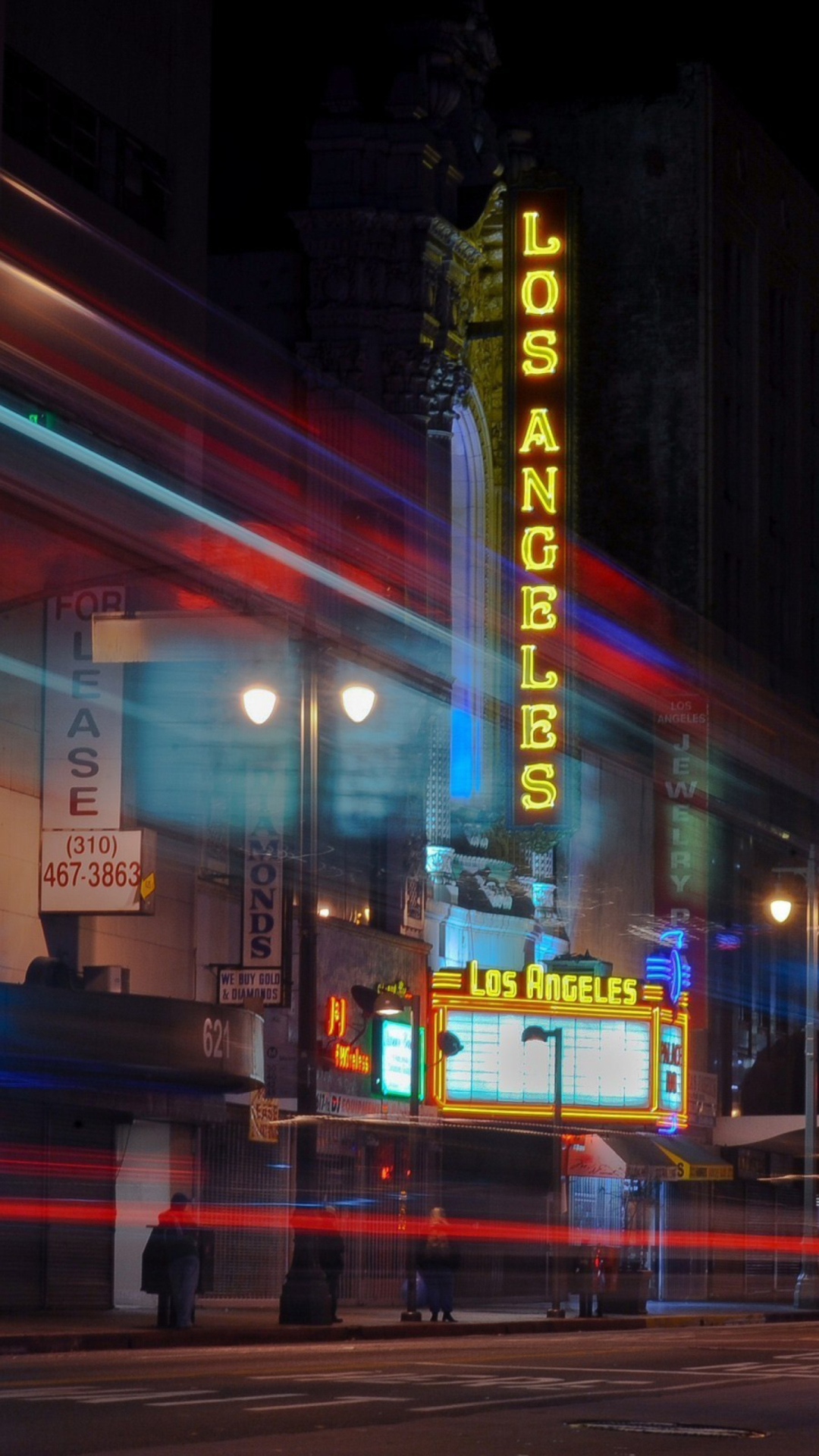 Screenshot №1 pro téma Los Angeles At Night 1080x1920