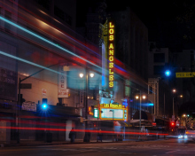 Sfondi Los Angeles At Night 220x176