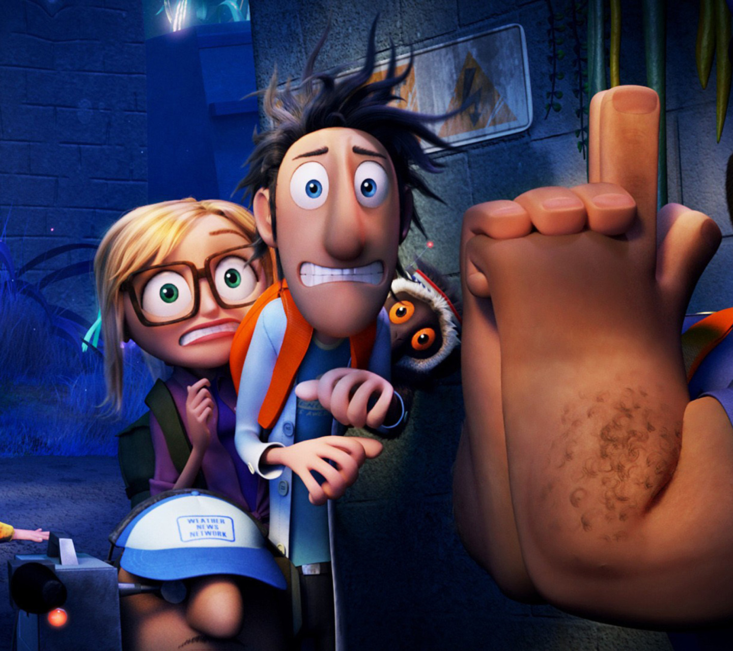 Cloudy with a Chance of Meatballs 2 wallpaper 1440x1280