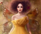 Fairy In Yellow Dress screenshot #1 176x144