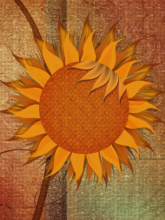 Das Sunflower Wallpaper 240x320