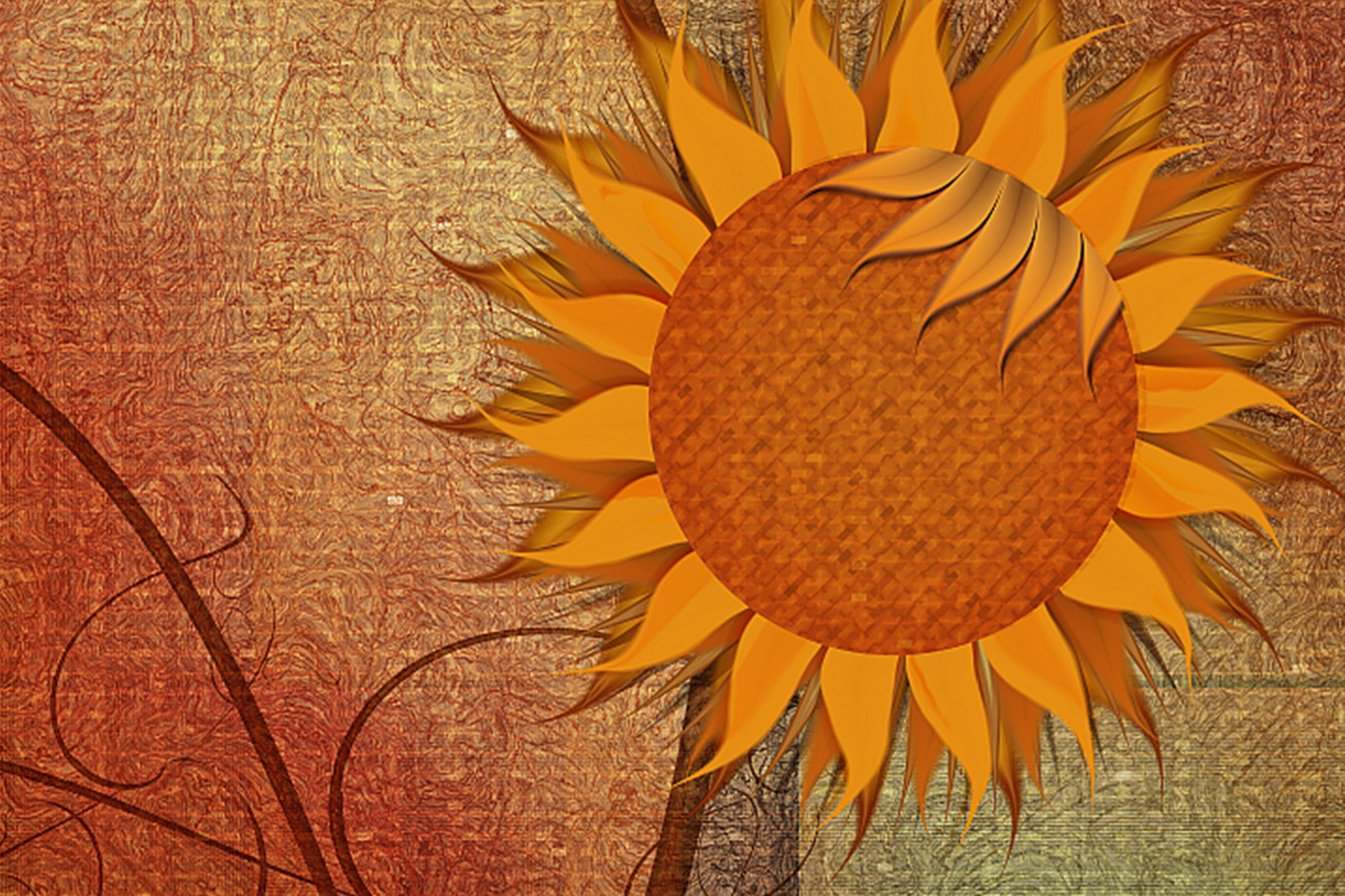 Fondo de pantalla Sunflower 2880x1920