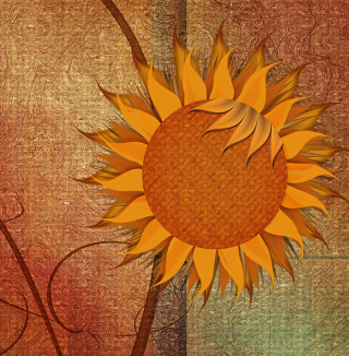Sunflower papel de parede para celular para iPad