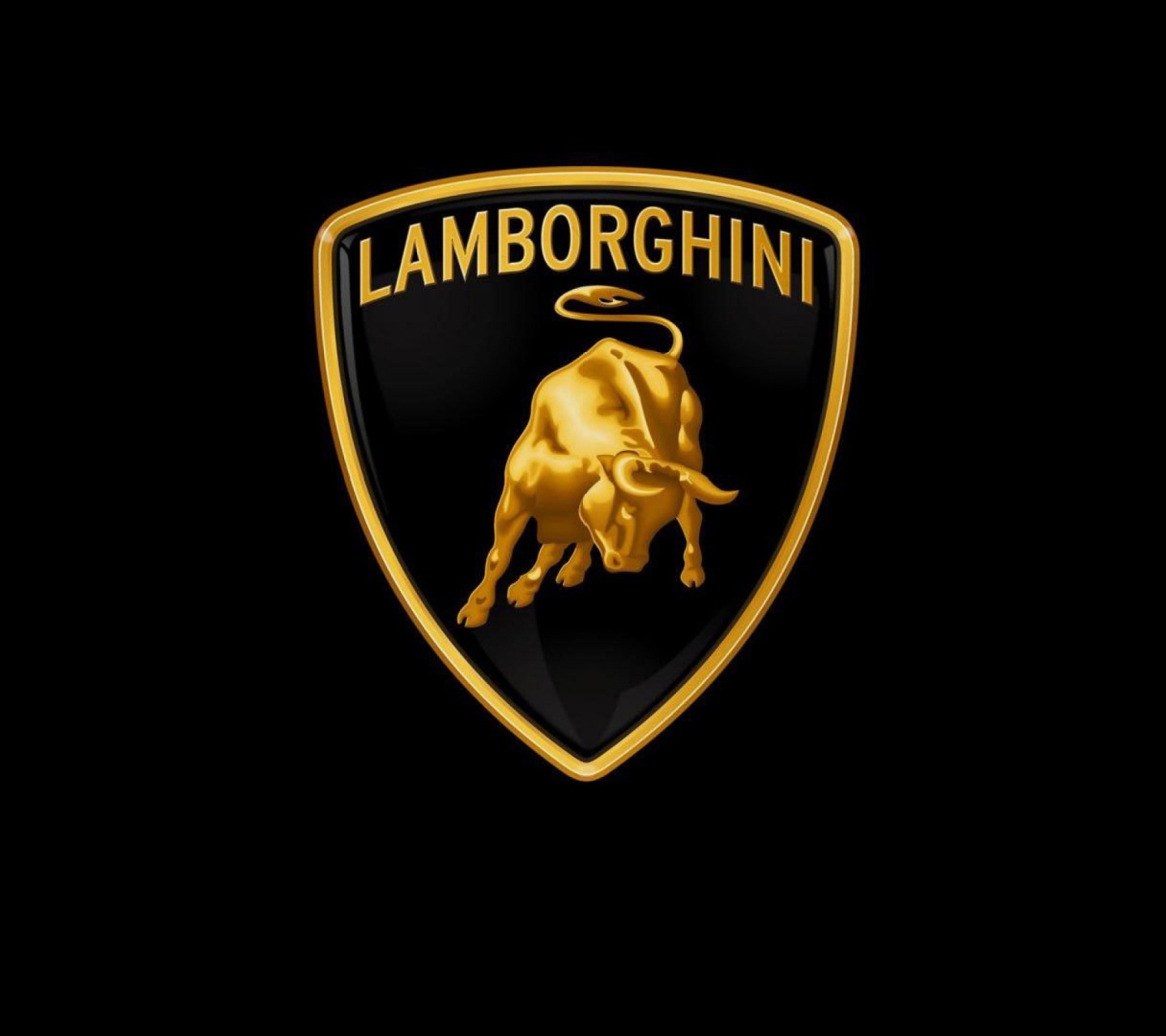 Обои Lamborghini Logo 1440x1280