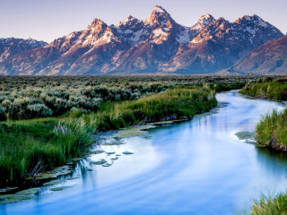 Screenshot №1 pro téma Grand Teton National Park 320x240