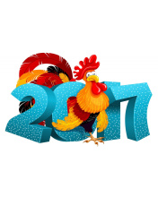 Screenshot №1 pro téma 2017 New Year Chinese Horoscope Red Cock Rooster 176x220