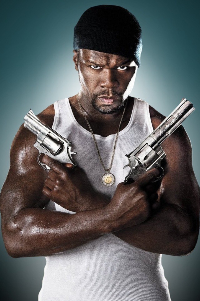 Das 50 Cent Rapper Wallpaper 640x960