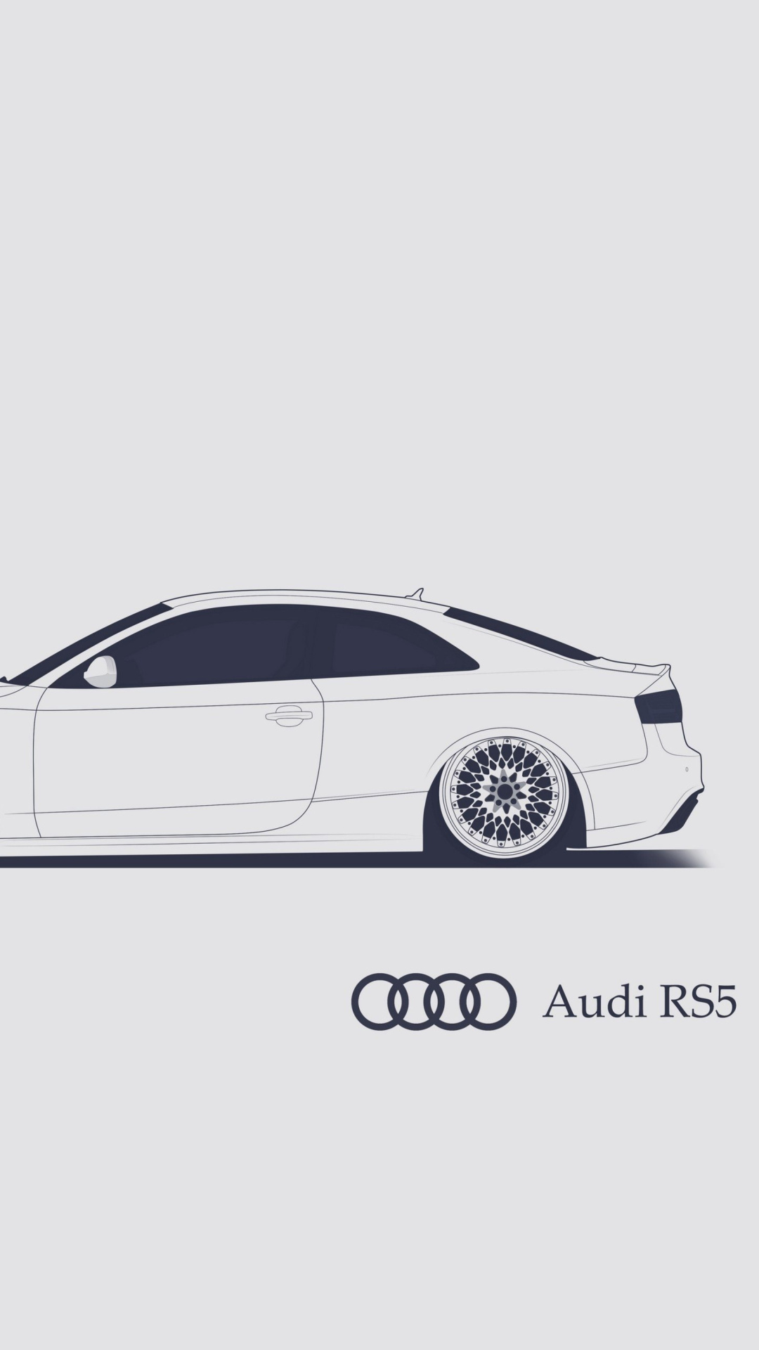 Обои Audi RS 5 Advertising 1080x1920
