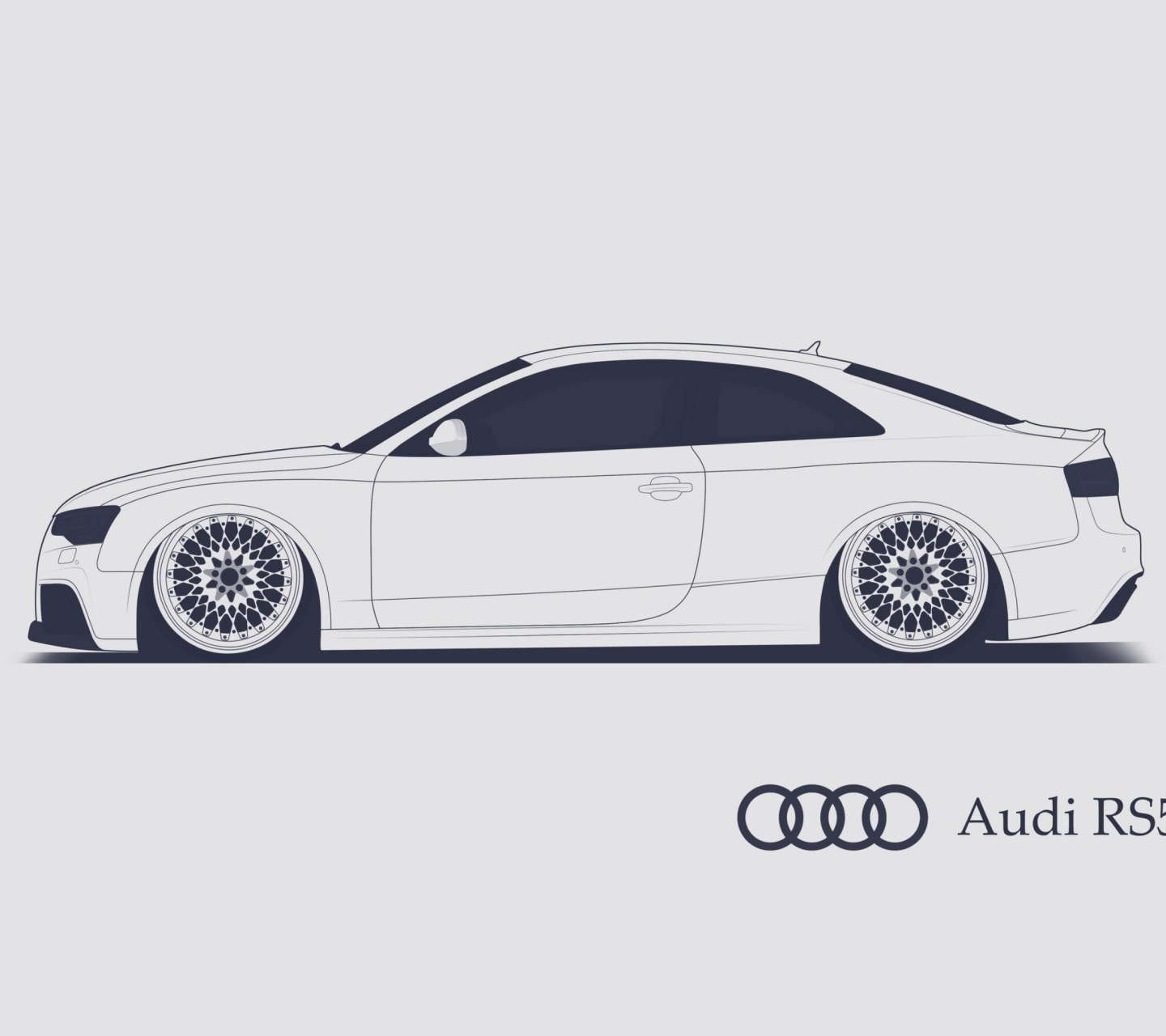 Sfondi Audi RS 5 Advertising 1440x1280