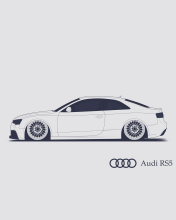 Das Audi RS 5 Advertising Wallpaper 176x220