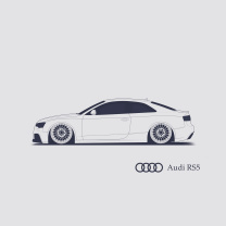 Das Audi RS 5 Advertising Wallpaper 208x208