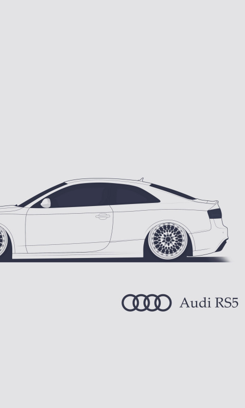 Screenshot №1 pro téma Audi RS 5 Advertising 480x800