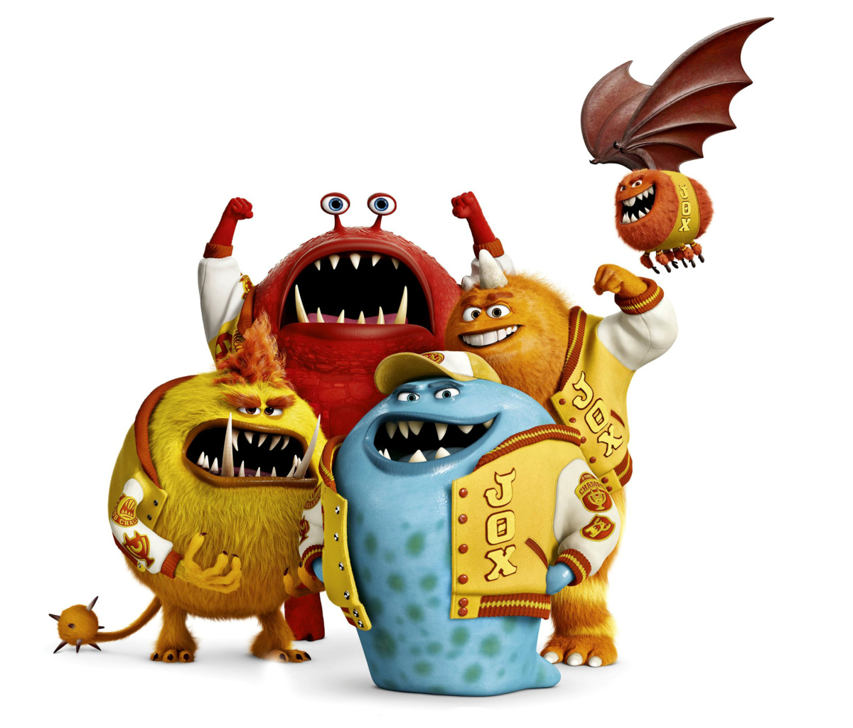 Screenshot №1 pro téma Monsters University, Jaws Theta Chi students 1200x1024