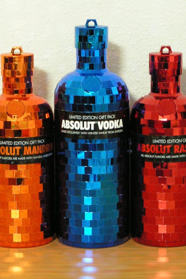 Обои Absolut Vodka Limited Edition 640x960