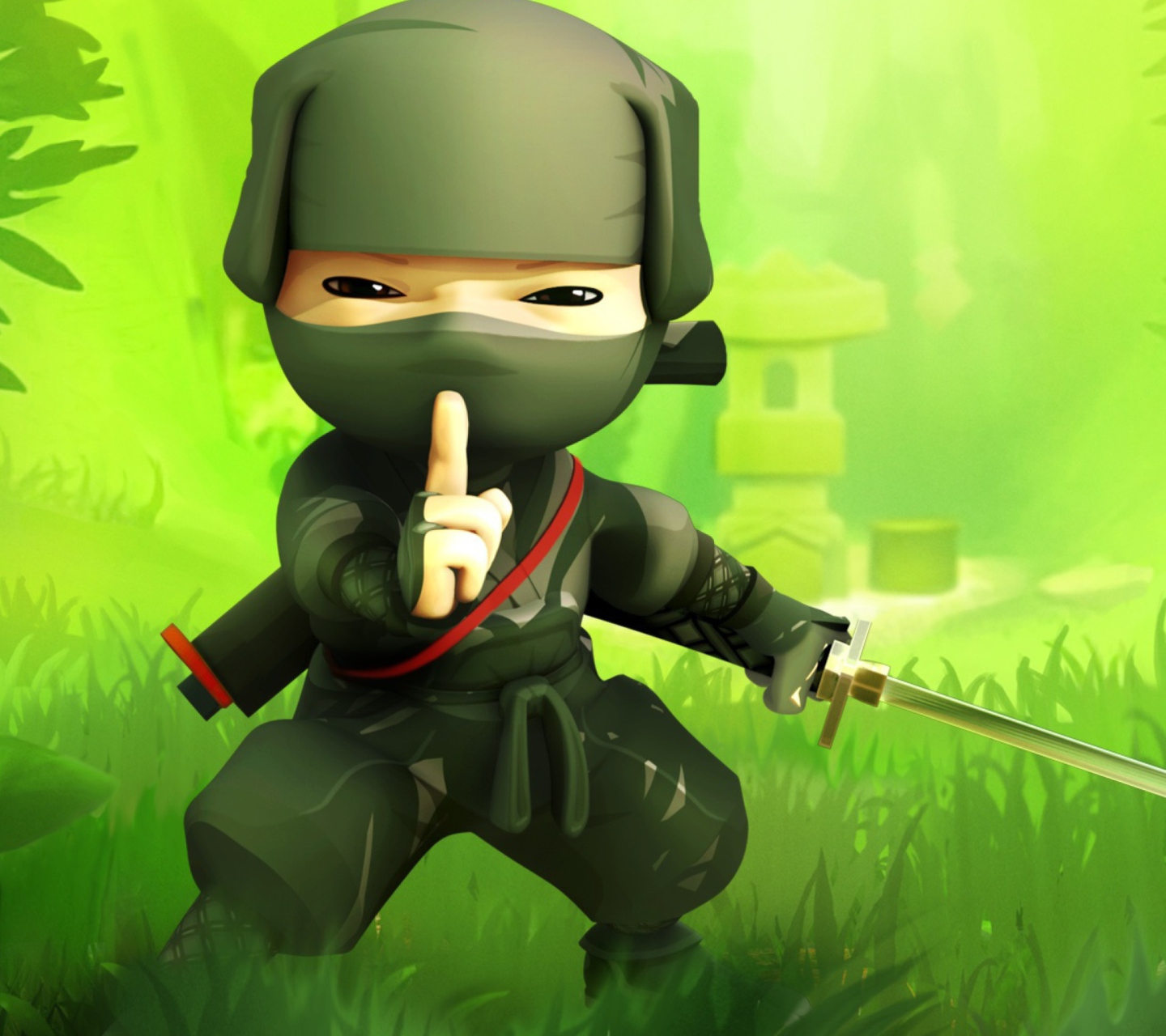 Screenshot №1 pro téma Mini Ninjas Hiro 1440x1280