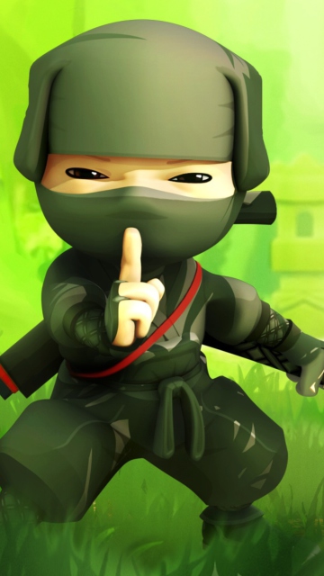 Das Mini Ninjas Hiro Wallpaper 360x640