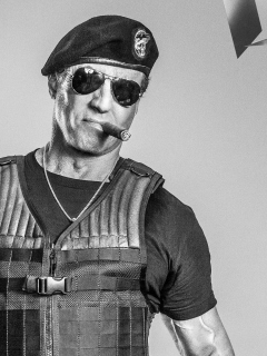 Das Sylvester Stallone In The Expendables Wallpaper 240x320