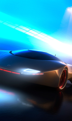 Das Neon Car Wallpaper 240x400