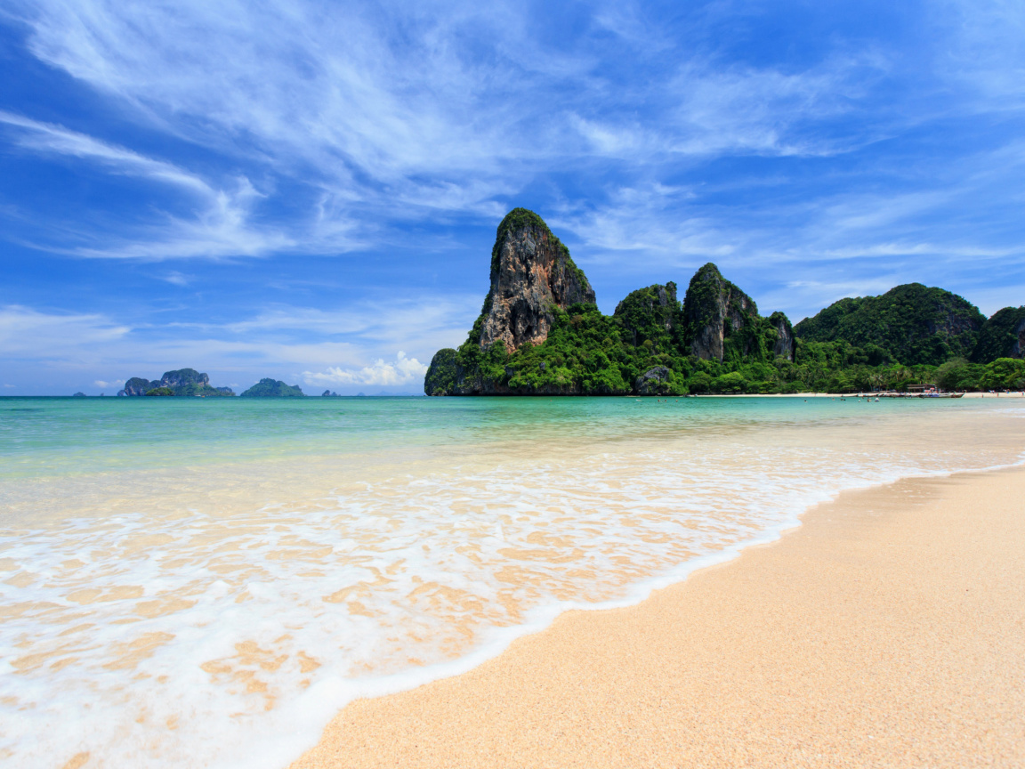 Обои Railay Beach in Thailand 1152x864