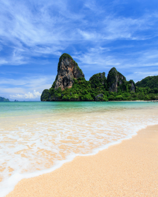 Railay Beach in Thailand - Obrázkek zdarma pro 128x160