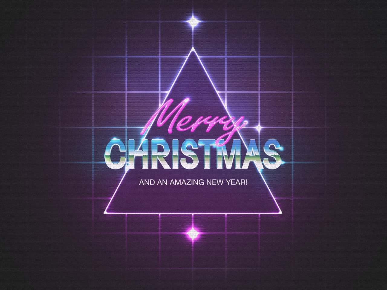 Das Merry Christmas & Happy New Year 2014 Wallpaper 1280x960