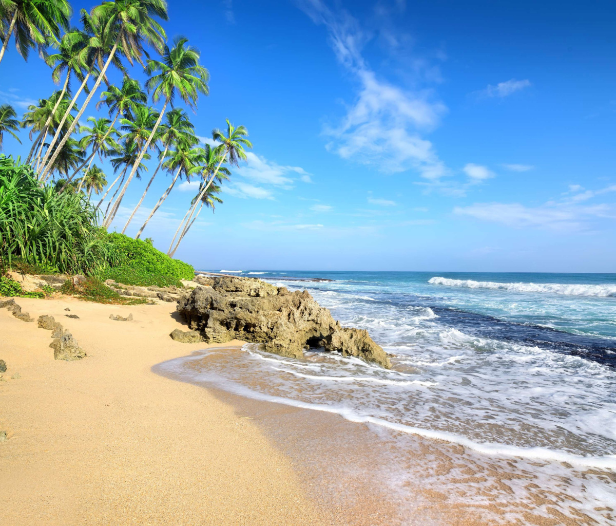 Обои Caribbean Best Tropic Beach Magens Bay Virgin Islands 1200x1024