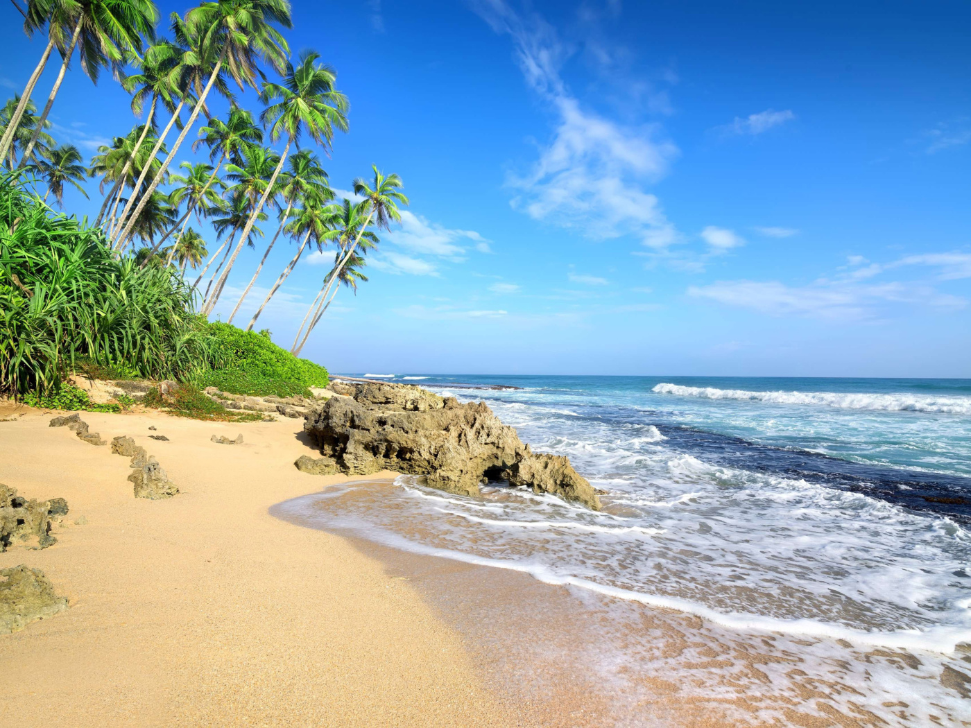 Обои Caribbean Best Tropic Beach Magens Bay Virgin Islands 1400x1050