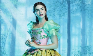 Lilly Collins As Snow White - Obrázkek zdarma pro 1280x1024