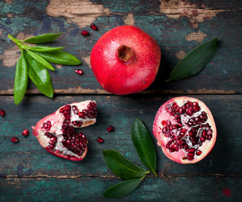 Das Organic Pomegranate Wallpaper 480x400