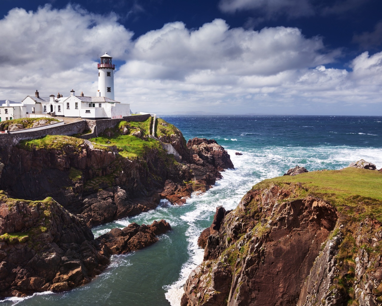 Das Fanad Ireland Lighthouse Wallpaper 1280x1024