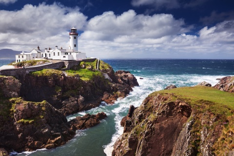 Das Fanad Ireland Lighthouse Wallpaper 480x320