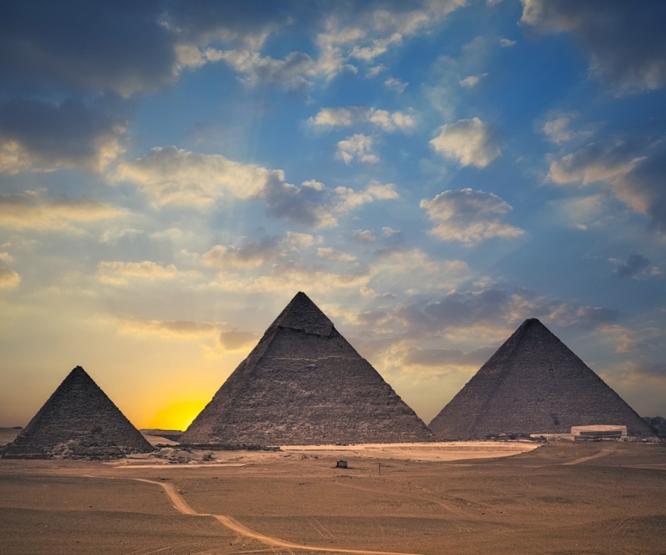 Das Egypt Pyramids Wallpaper 960x800
