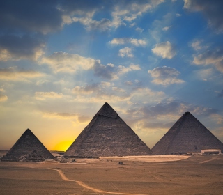Kostenloses Egypt Pyramids Wallpaper für 1024x1024