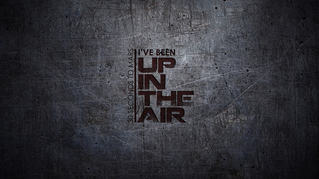 Das 30 Seconds To Mars - Up In The Air Wallpaper 1280x720