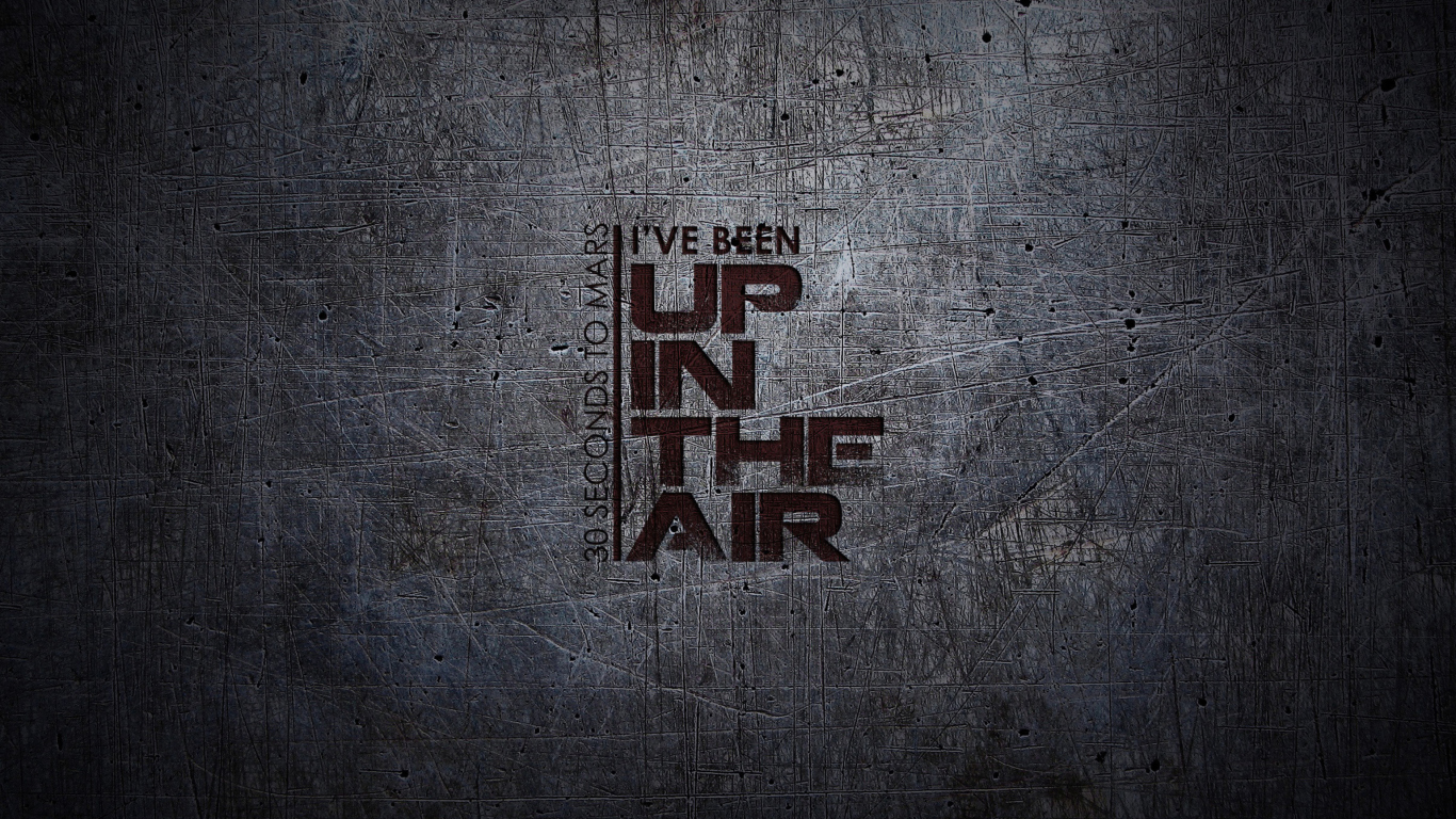 Обои 30 Seconds To Mars - Up In The Air 1366x768