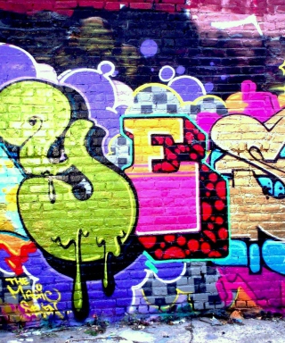 Yes Graffiti - Obrázkek zdarma pro Nokia Asha 306