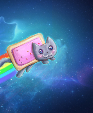 Nyan Cat - Obrázkek zdarma pro Nokia C-5 5MP