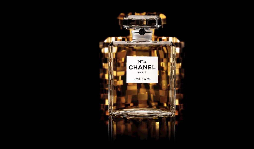 Chanel 5 Fragrance Perfume wallpaper 1024x600