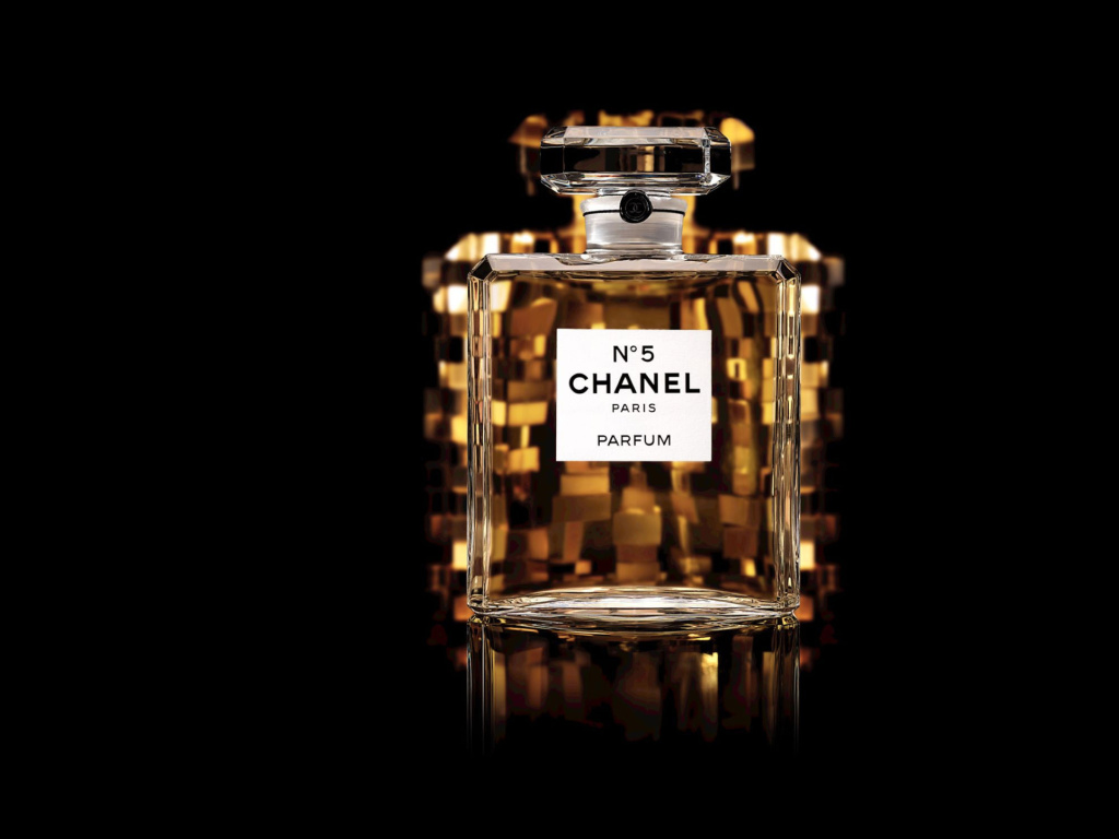 Chanel 5 Fragrance Perfume wallpaper 1024x768