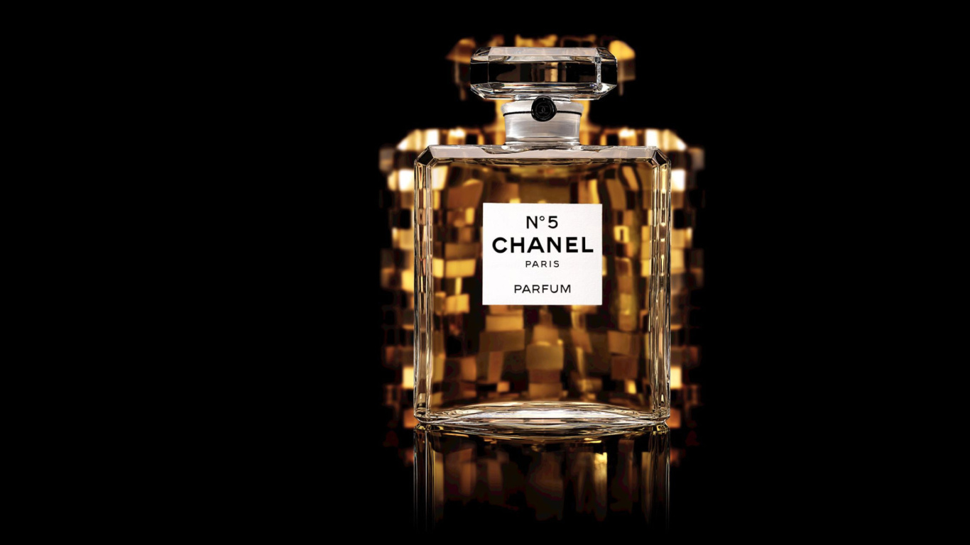 Das Chanel 5 Fragrance Perfume Wallpaper 1366x768