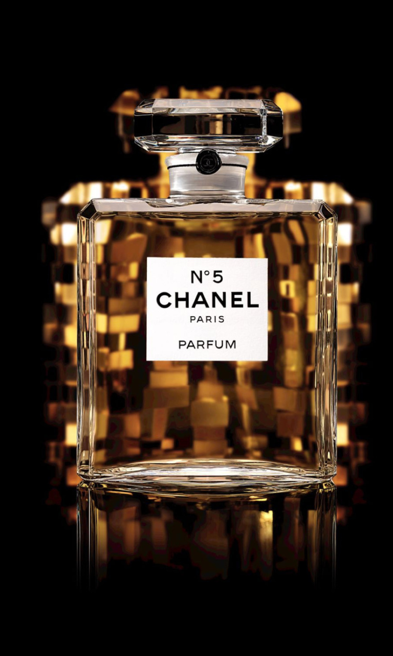 Обои Chanel 5 Fragrance Perfume 768x1280