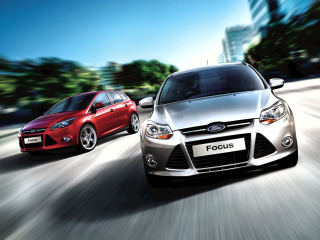 Das Auto Ford Focus Wallpaper 320x240