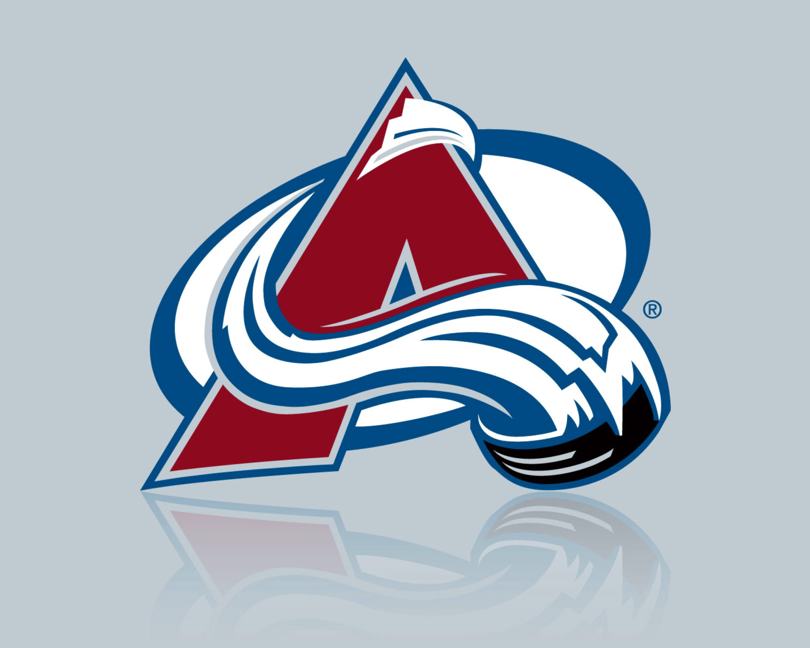 Обои Colorado Avalanche Grey Logo 1600x1280